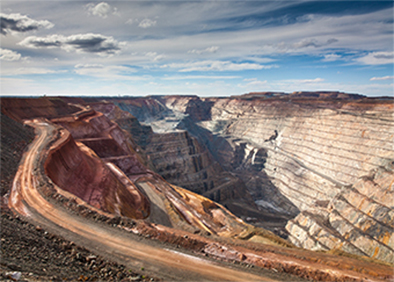 open pit