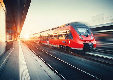 Train running
