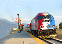 train at train station