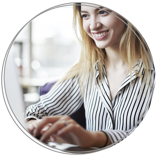 Woman on laptop
