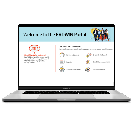 RADWIN Portal laptop